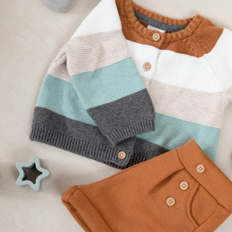 Children's clothing laid flat